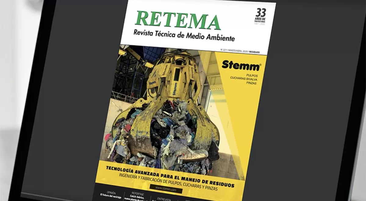 Ya disponible la edición digital de RETEMA 221 Marzo/Abril 2020