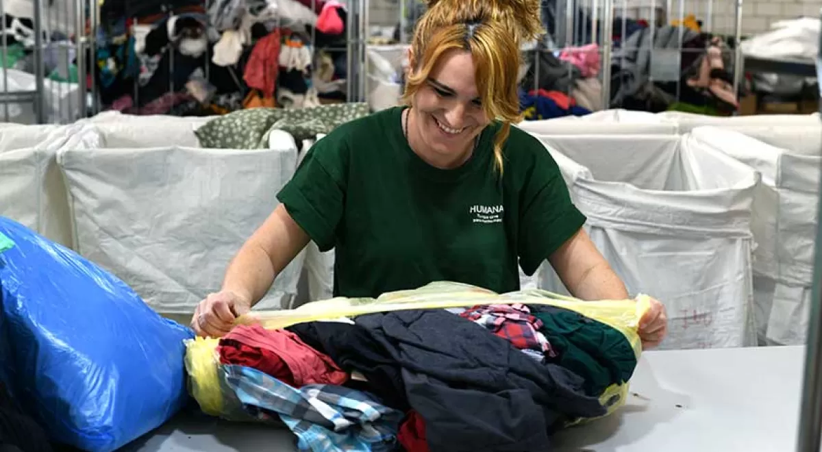 Fundación Humana: 17.573 toneladas de textil recuperado en España para fines sociales