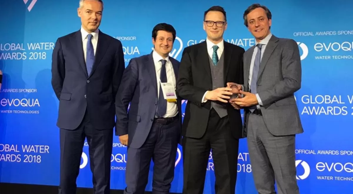 ACCIONA Agua recibe dos \'Distiction Awards\' en los Premios Global Water Inteligence 2018