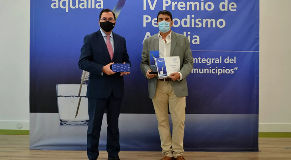 Un reportaje que pone en valor la segunda "vida" del agua se lleva el IV Premio de Periodismo Aqualia