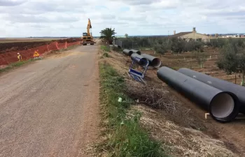 Saint-Gobain PAM España suministra tubería de fundición dúctil para la red de riego en Badajoz