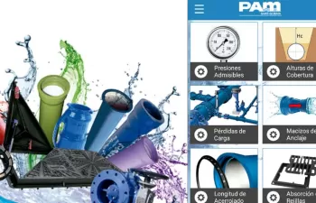 PAM Tools, la app de cálculo para proyectos de abastecimiento, riego y saneamiento de Saint-Gobain PAM