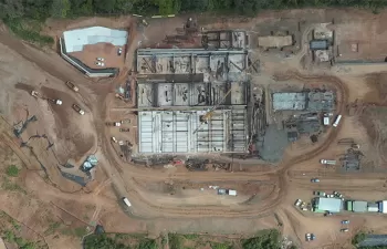 ACCIONA completa el primer año de construcción de la potabilizadora Ingeniero José G. Rodríguez en Panamá