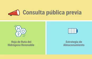 Se abre a consulta pública la Estrategia de Almacenamiento y la Hoja de Ruta de Hidrógeno Renovable