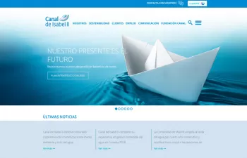 Canal de Isabel II estrena nueva web corporativa con contenidos sobre medio ambiente y ciclo del agua