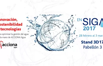 Innovación, sostenibilidad y tecnologías para optimizar la gestión del agua: claves de ACCIONA Agua en SIGA 2017