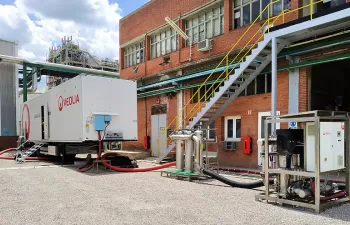 Veolia pone en marcha una planta móvil de ósmosis inversa en la planta de INOVYN en Martorell