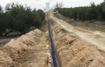 Las tuberías de Saint-Gobain PAM transportan el agua potable hasta el pie de la Sierra de las Villas en Jaén