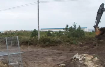 Comienza la construcción de los tanques de tormentas de Aguiño y Cerqueiras englobados en el proyecto de Saneamiento de Ribeira