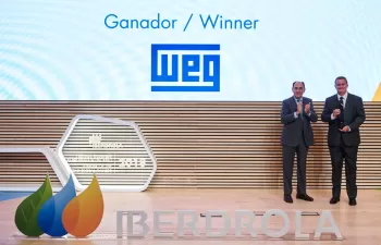 WEG recibe el Premio Proveedor del Año 2018 de Iberdrola