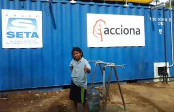 ACCIONA garantiza el suministro de agua potable en la Comunidad Wiwa de Seyamake en Colombia