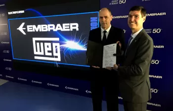 WEG coopera con Embraer para el desarrollo de sistemas de propulsión eléctrica ultra eficientes para aeronaves