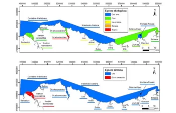 9 de los 14 estuarios y las 4 aguas costeras de País Vasco han alcanzado el buen estado ecológico