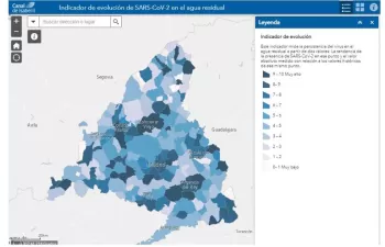 El mapa del sistema VIGÍA de rastreo de la Covid-19 en aguas recibe más de 126.000 consultas