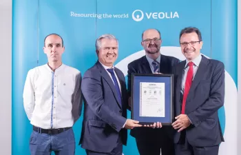 Veolia recibe cuatro nuevas certificaciones de la mano de AENOR