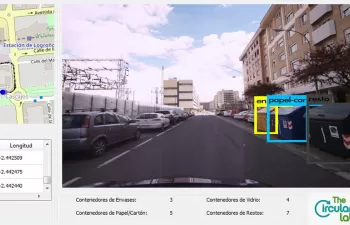 Nuevo sistema automático de reconocimiento visual de contenedores de residuos urbanos